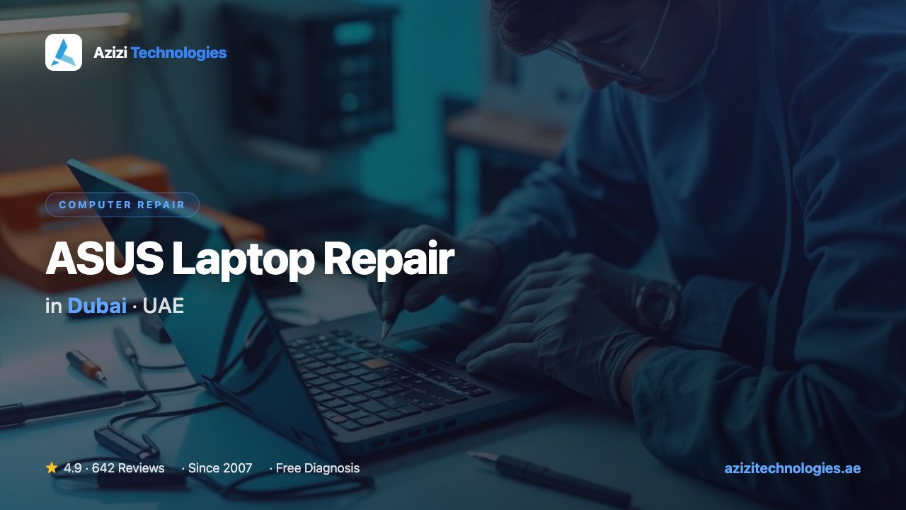 ASUS Laptop Repair Dubai - Computer Repair specialist by Azizi Technologies, 6 of 11 ASUS Laptop Repair Dubai - Computer Repair specialist by Azizi Technologies, 6 of 11