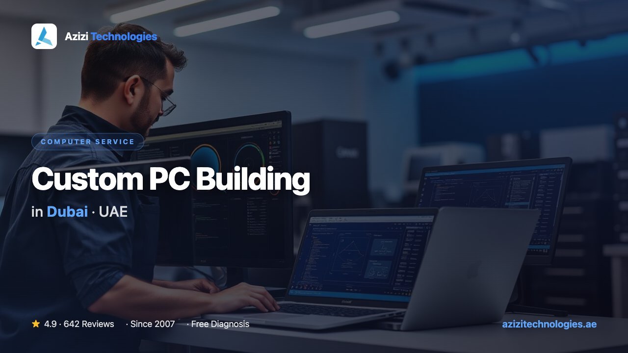 Custom PC Building Dubai - Computer specialist by Azizi Technologies, 5 of 5 Custom PC Building Dubai - Computer specialist by Azizi Technologies, 5 of 5