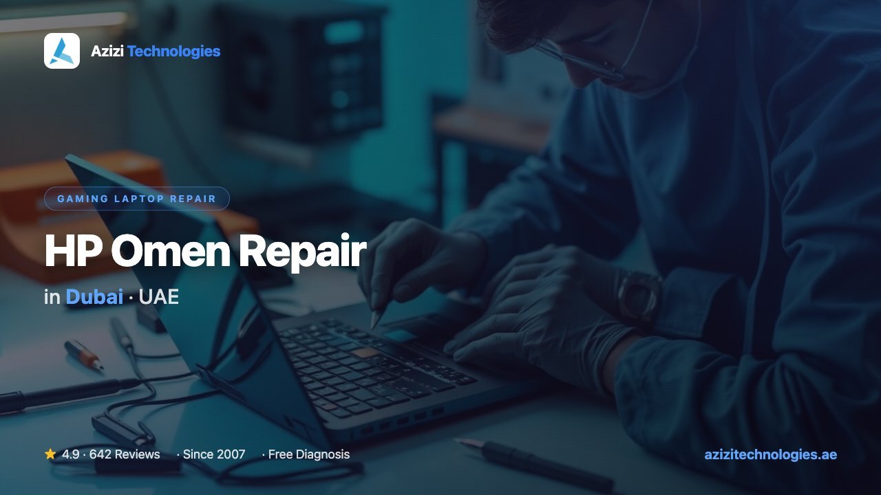 HP Omen Repair Dubai - Gaming Laptop Repair specialist by Azizi Technologies, 6 of 10