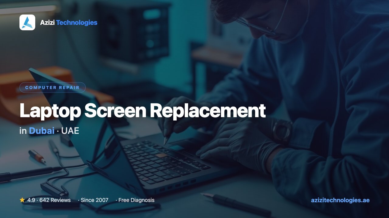 Laptop Screen Replacement Dubai - Computer Repair specialist by Azizi Technologies, 1 of 11 Laptop Screen Replacement Dubai - Computer Repair specialist by Azizi Technologies, 1 of 11