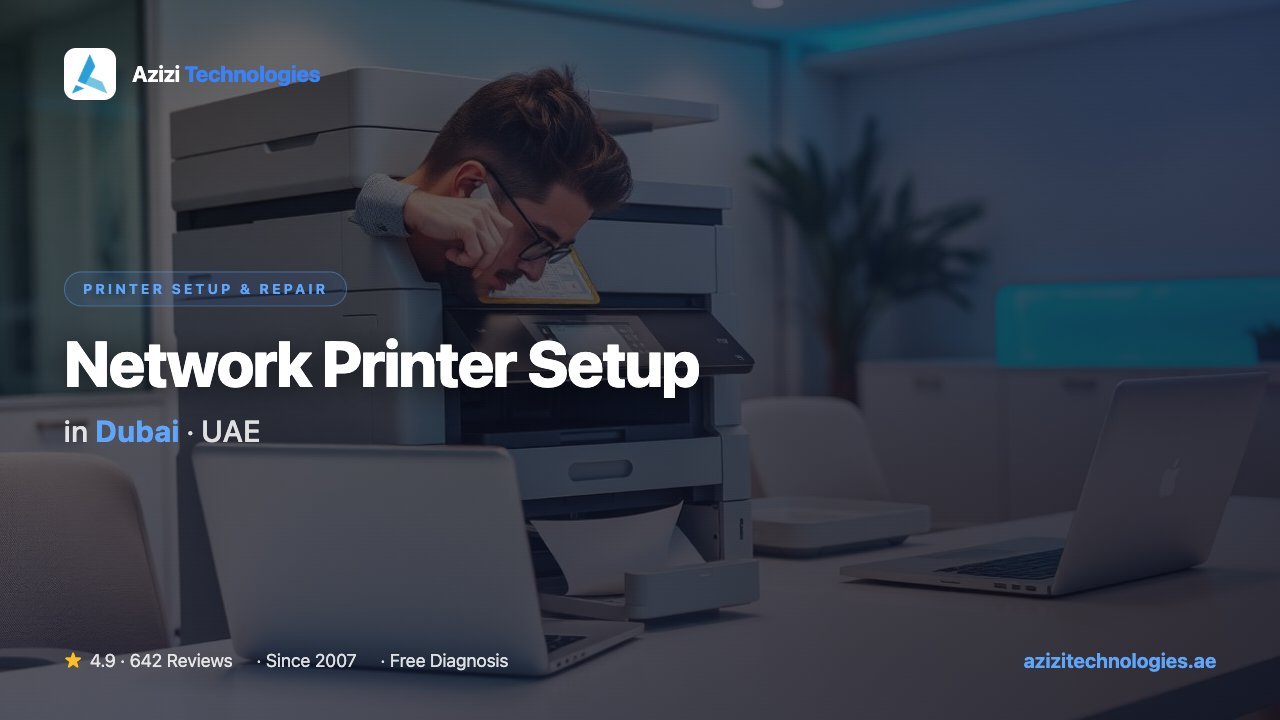 Network Printer Setup Dubai - Printer Setup & Repair specialist by Azizi Technologies, 3 of 3 Network Printer Setup Dubai - Printer Setup & Repair specialist by Azizi Technologies, 3 of 3