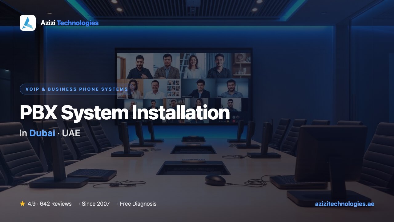 PBX System Installation Dubai - VoIP & Business Phone Systems specialist by Azizi Technologies, 2 of 3