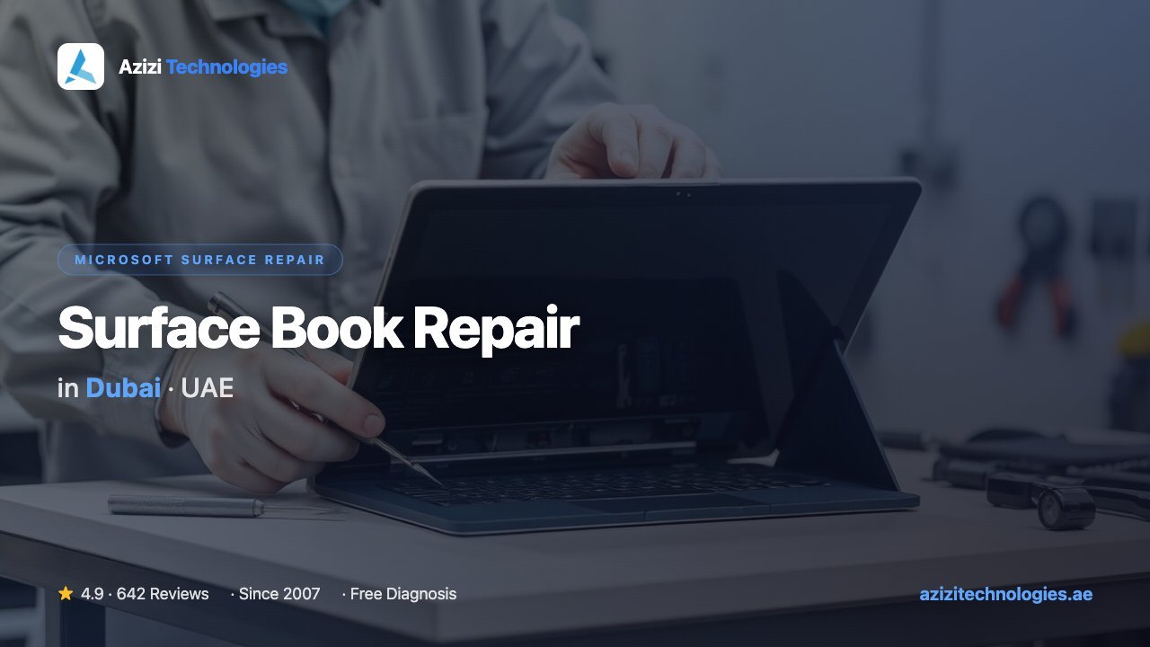 Surface Book Repair Dubai - Microsoft Surface Repair specialist by Azizi Technologies, 6 of 10