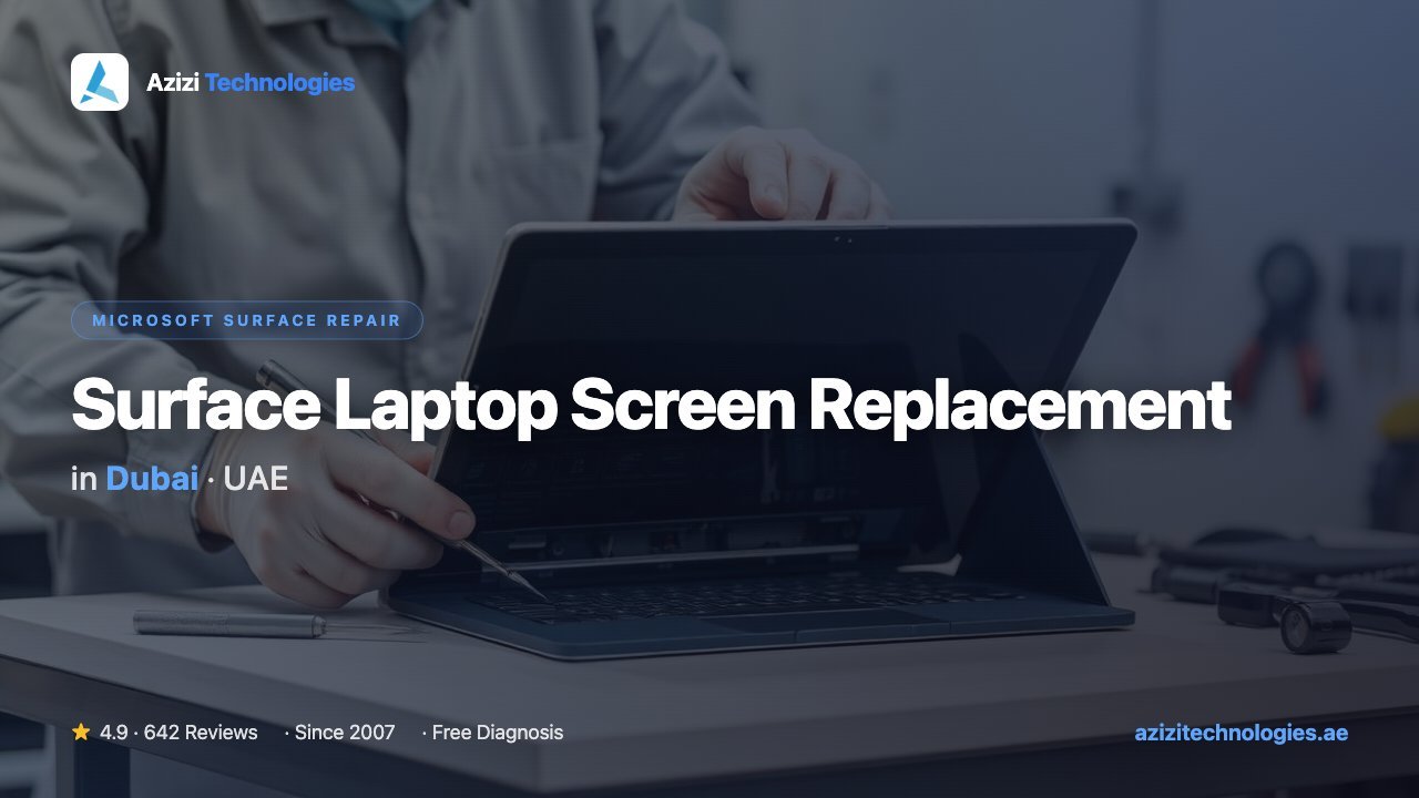 Surface Laptop Screen Replacement Dubai - Microsoft Surface Repair specialist by Azizi Technologies, 3 of 10