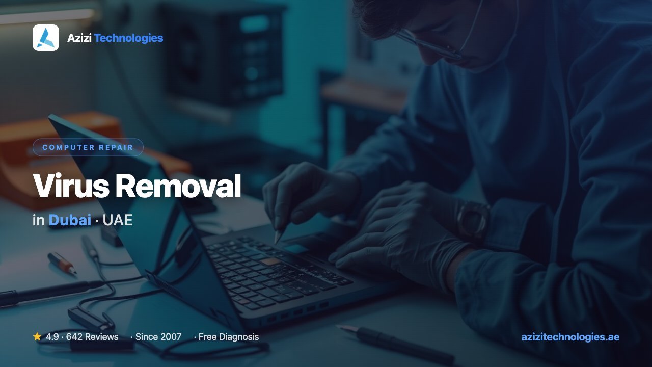 Virus Removal Dubai - Computer Repair specialist by Azizi Technologies, 8 of 11 Virus Removal Dubai - Computer Repair specialist by Azizi Technologies, 8 of 11
